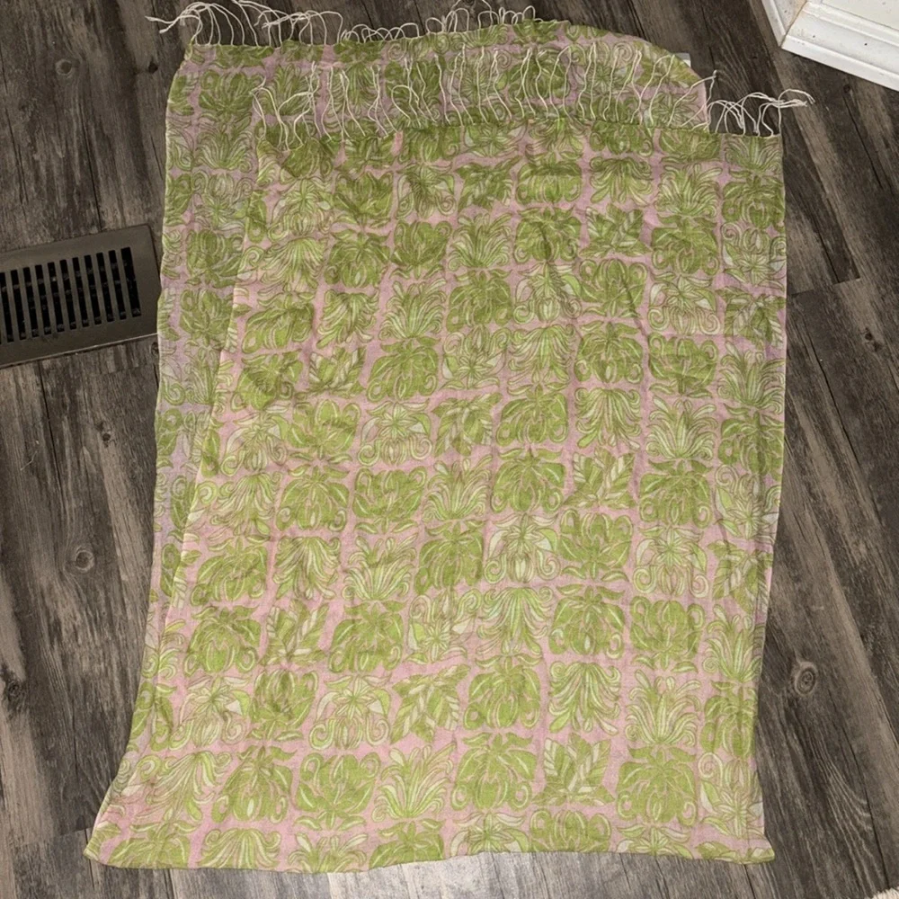 Lilly pulitizer scarf / wrap - silk / cashmere